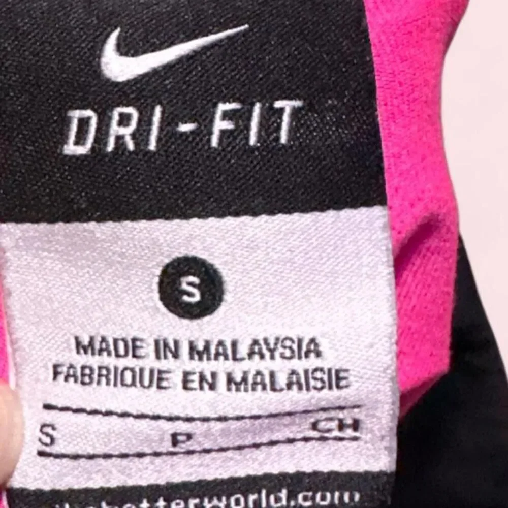 Nike Dri-Fit Pink and Black Shorts